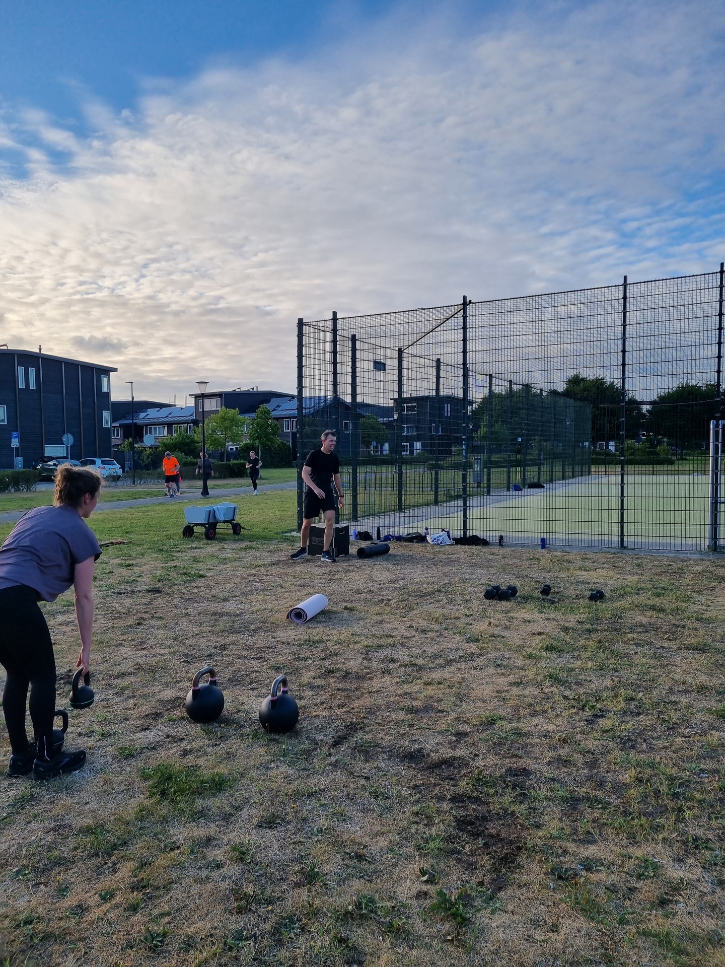 Bootcamp Alkmaar sporters in groepsles Vroonermeer